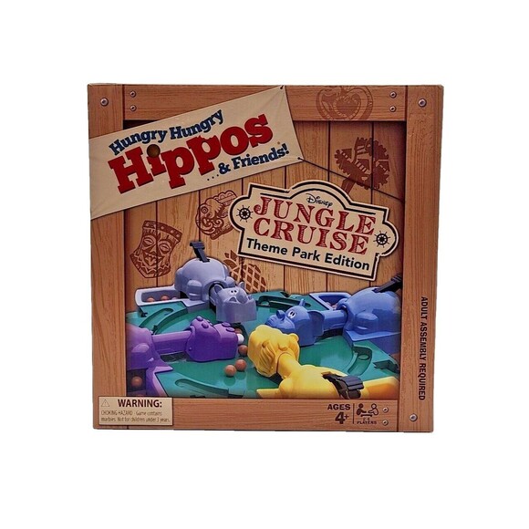 Disney Parks Jungle Cruise Hungry Hungry Hippos Game Theme Park Edition - Picture 1 of 4